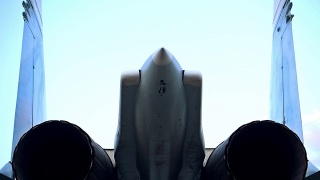 战斗机喷气发动机视频素材模板下载