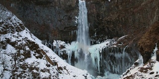 冬天的Kegon瀑布(Kegon no taki