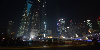 上海晚上的天际线