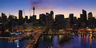 悉尼，澳大利亚日出时光流逝