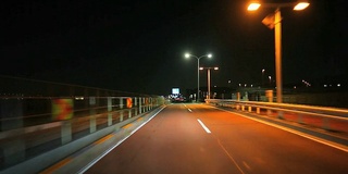 晚上高速公路