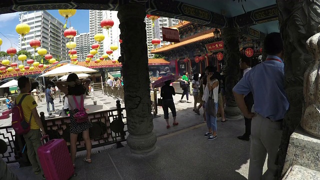 4k -time - apse:黄大仙祠，香港著名的庙宇