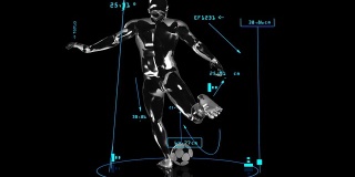 3D足球踢人与技术数据