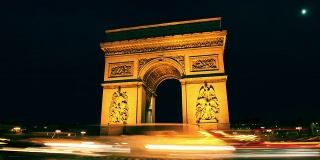 巴黎凯旋门的时光流逝