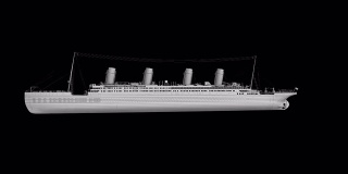 Rms泰坦尼克号船线架旋转回路隔离光磨