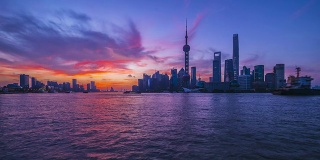 时光流逝——上海外滩日出