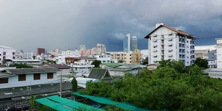 雨天-城市景观时间流逝