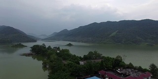 高海拔空中青石潭湖，陵川县，中国桂林