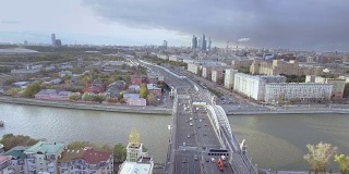莫斯科市中心地区鸟瞰图