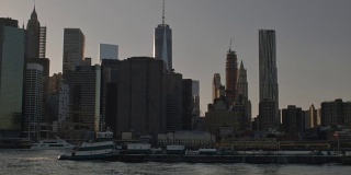 曼哈顿在日落时分