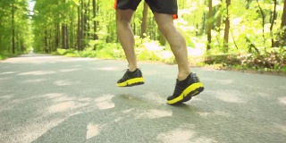HD超级慢动作:跑步鞋