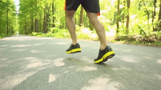 HD超级慢动作:跑步鞋视频素材模板下载