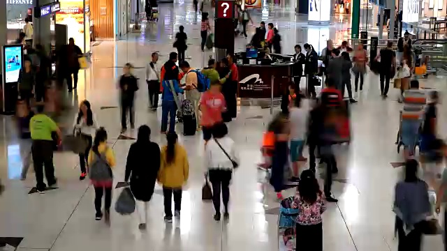 香港机场人满为患