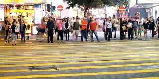 Time-lapse Traffic in hong kong city