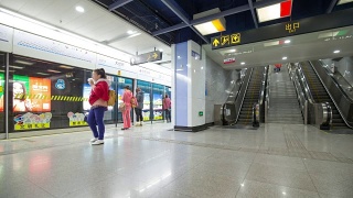 上海地铁延时视频素材模板下载