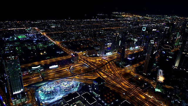 迪拜的十字路口