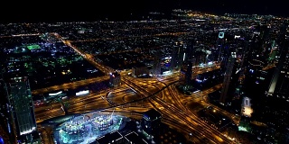 迪拜的十字路口