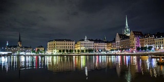 HD时光流逝:斯德哥尔摩老城之夜