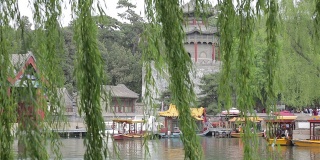 中国北京，颐和园和昆明湖