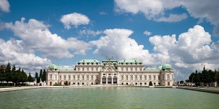 维也纳美景宫时光流逝