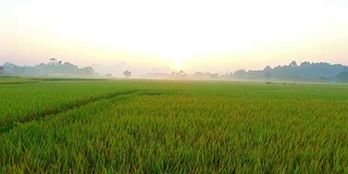 日落喀斯特地区，桂林，中国