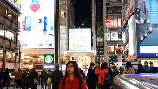 日本大阪道顿堀街头之夜