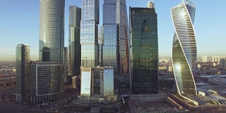 莫斯科商业区-鸟瞰图