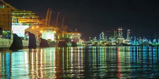 港口货物和炼油工业