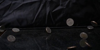 超级慢镜头:硬币掉落