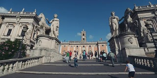 Capitoline Staircase and Piazza del Campidoglio in Rome