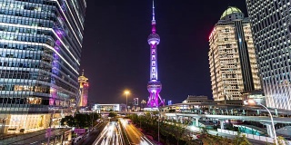 T/L WS上海东方明珠电视塔夜景