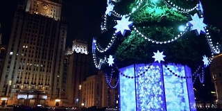 装饰圣诞树在莫斯科