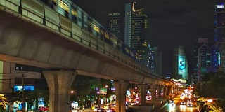 曼谷的高架火车