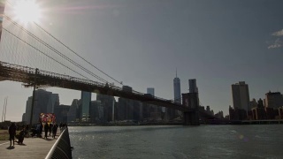 布鲁克林大桥视频素材模板下载