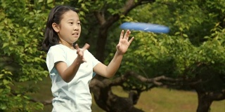 蒙太奇-日本儿童玩飞盘