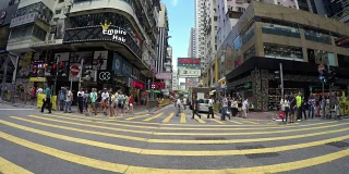 4K延时:人们在香港购物的地方