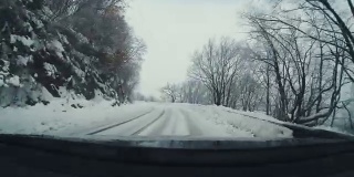 车载摄像机:在暴风雪中驾驶