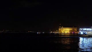 《海上之城》，夜景延时视频素材模板下载