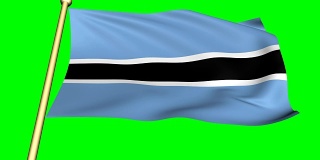 博茨瓦纳国旗动画