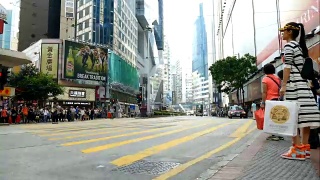 延时:香港拥挤的人群视频素材模板下载