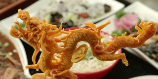食品雕刻,中国龙