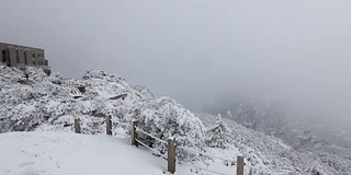 黄山雪景4k