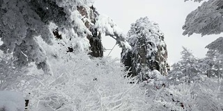 黄山雪景4k