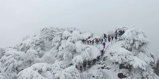 黄山雪景4k