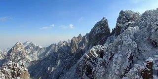 黄山雪景4k