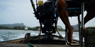 长尾船传统旅游甲米岛