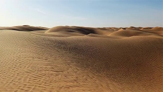 突尼斯撒哈拉沙漠东部大沙海视频素材模板下载