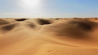 突尼斯撒哈拉沙漠/东部大沙海视频素材模板下载