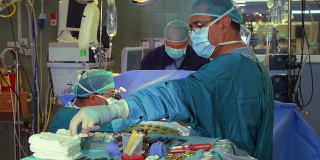 手术过程中的手术团队