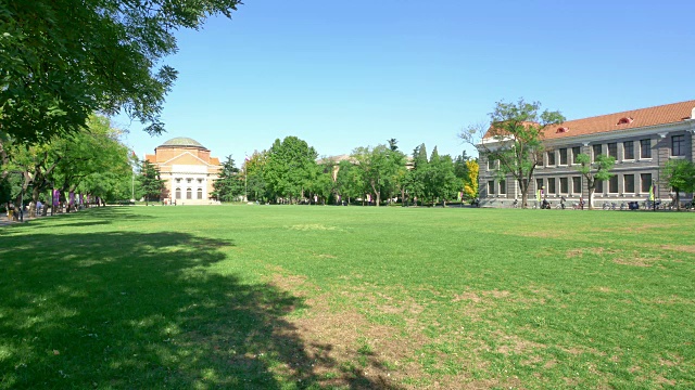 在清华大学的草原